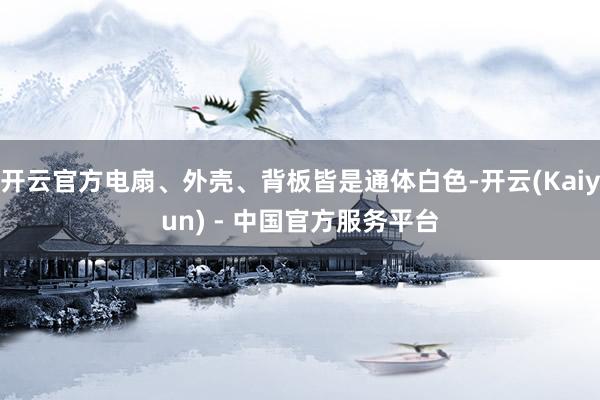 开云官方电扇、外壳、背板皆是通体白色-开云(Kaiyun) - 中国官方服务平台